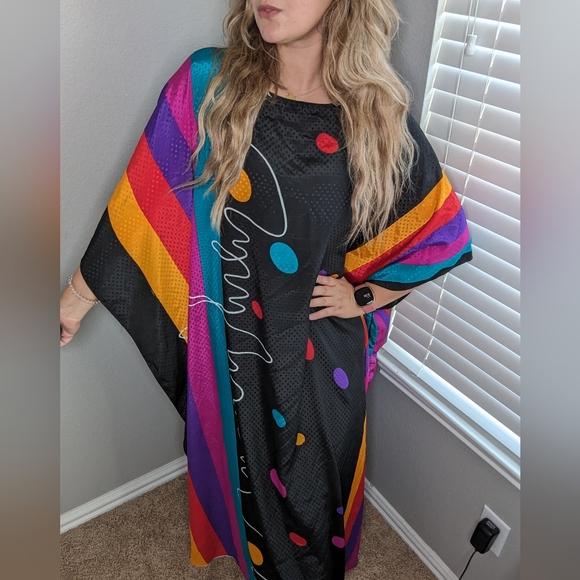Ruth Norman vintage 70s 80s kaftan one size - Picture 6 of 7